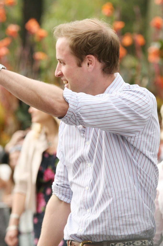 Prince William Waving