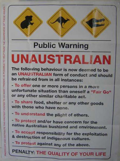 UnAustralian